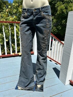 Beaded Jeans